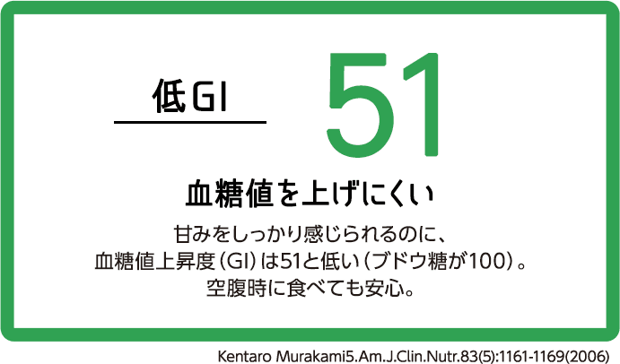 低GI51・血糖値を上げにくい
