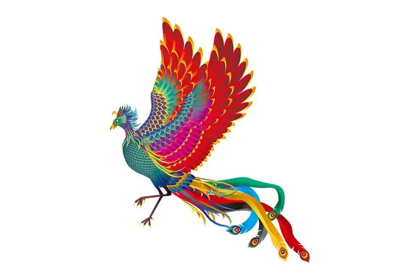 パイナップルの漢字「鳳梨」に由来する伝説の鳥・鳳凰