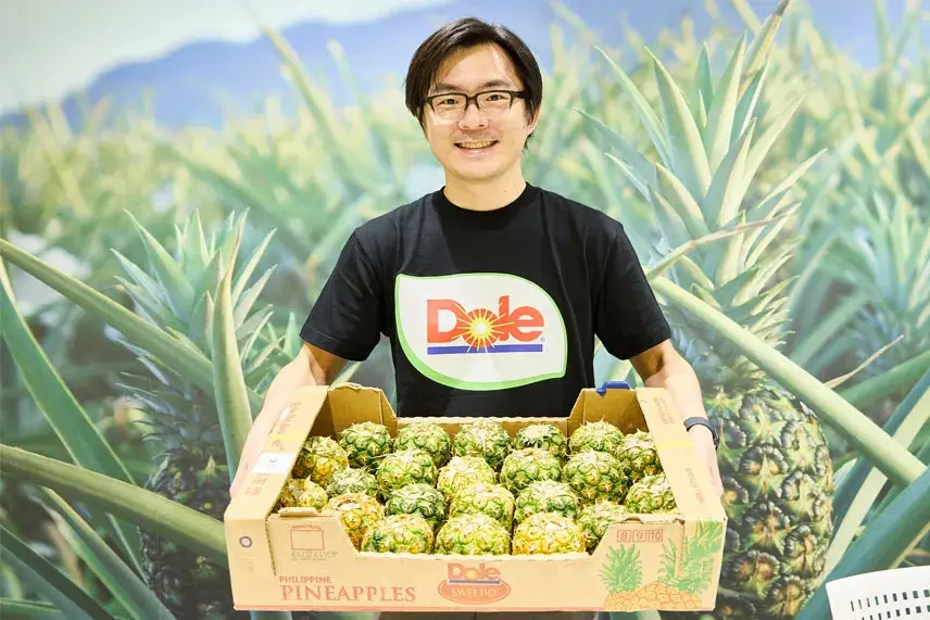箱にぎっしり並んだ超小玉パイン