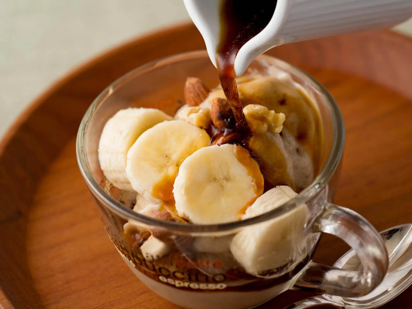 バナナのアフォガード