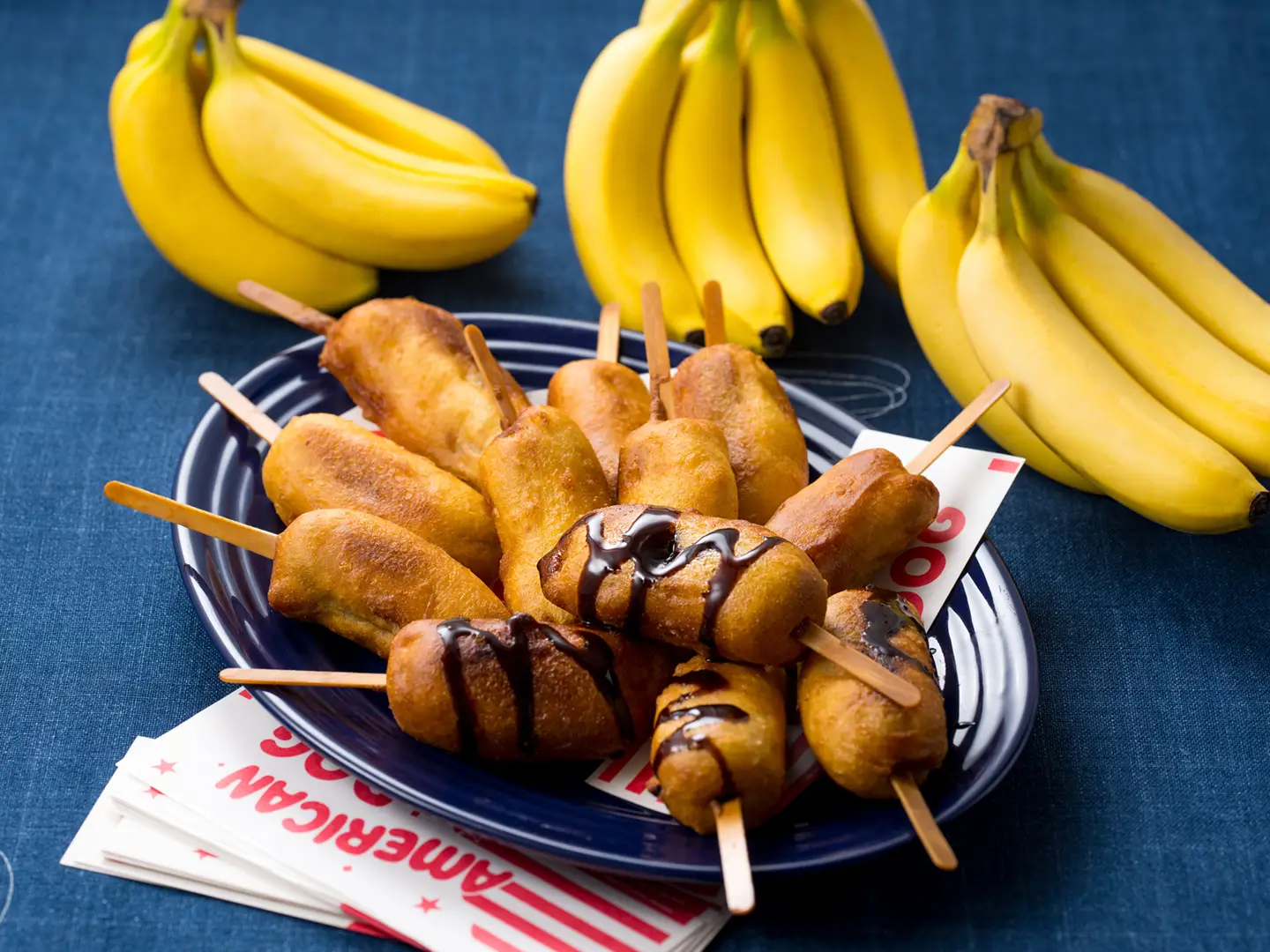 バナナアメリカンドッグ風
