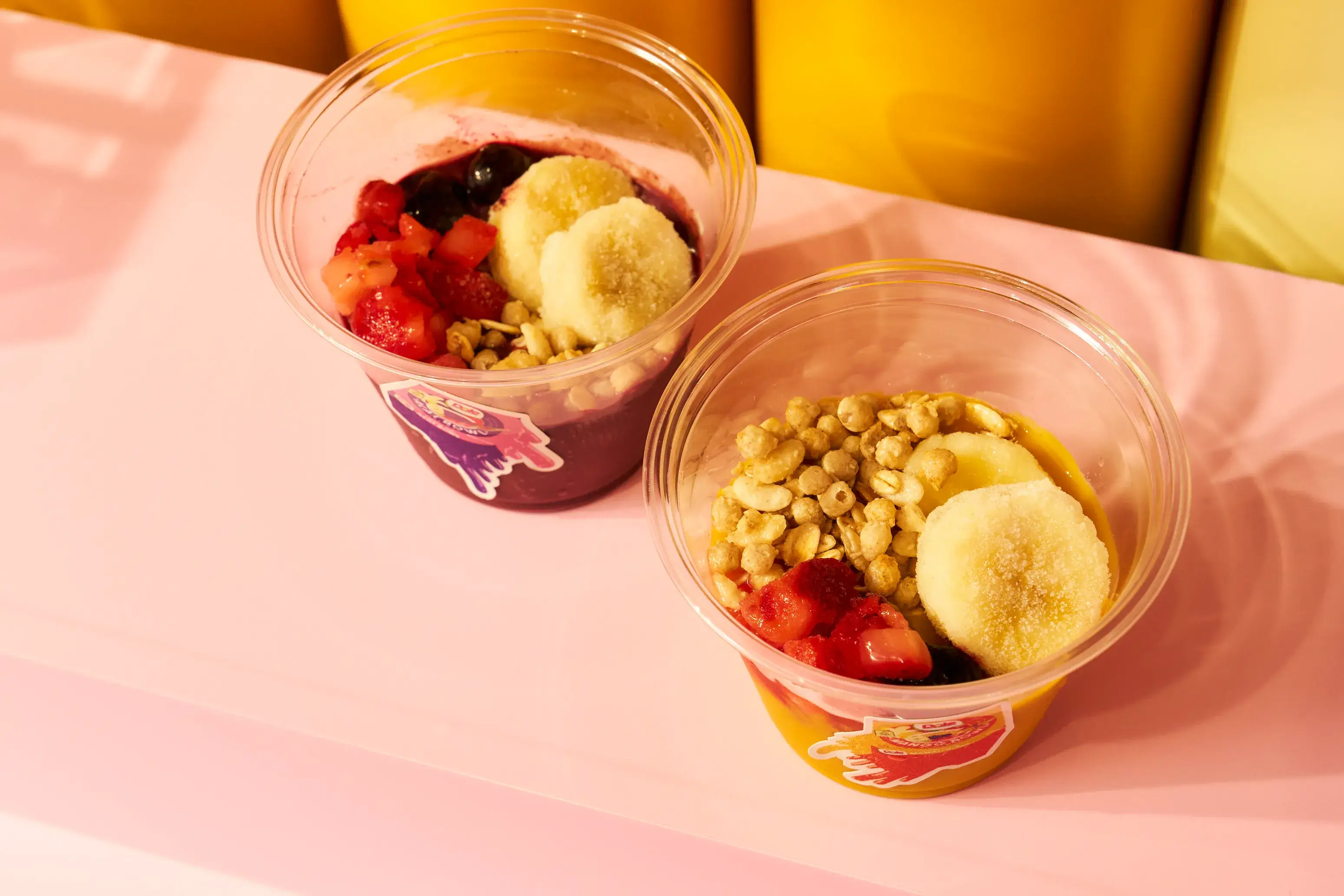 smoothie bowlイベントでトッピングしたスムージーボウル