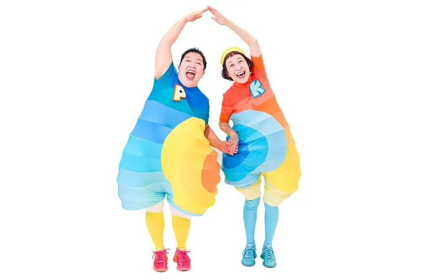 ダンスするケロポンズの2人②