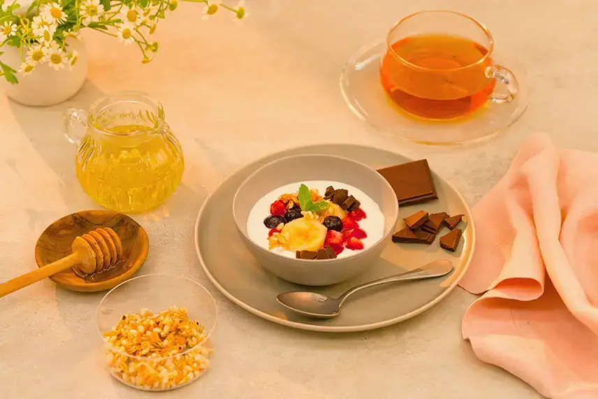 スイーツスタイルの方におすすめのヨーグルトボウルの食べ方